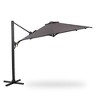 Okak 11 Ft Cantilever Patio Umbrella,Large Offset Patio Umbrella,Hanging Umbrella Outdoor with Crank&Cross Base for Deck,Gray - 2 of 4