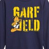 Boys' - Garfield - Grunge Long Sleeve Graphic T-Shirt - 2 of 4