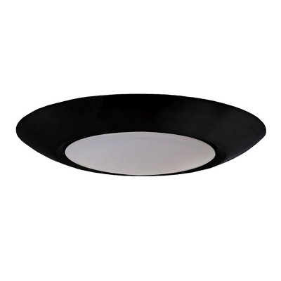 Craftmade Lighting Slim Line 1 - Light Flush Mount in  Flat Black
