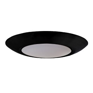 Craftmade Lighting Slim Line 1 - Light Flush Mount in  Flat Black - 1 of 1