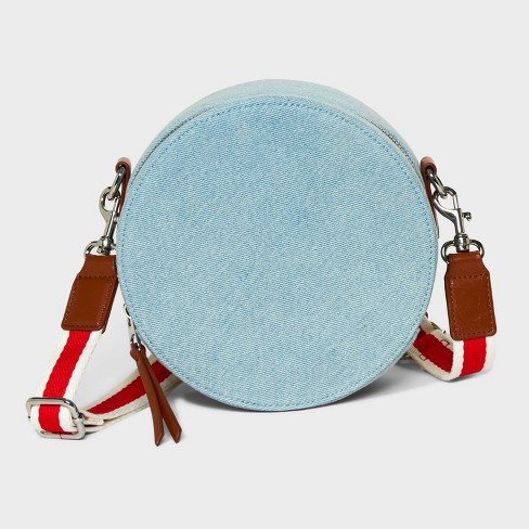 Canteen Crossbody Bag Universal Thread Light Blue Denim Target