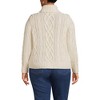 Lands' End Women's Drifter Cable Turtleneck Sweater - 2 of 3