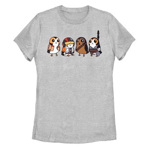 Women's Star Wars Porgs In Disguise T-Shirt - 1 of 4