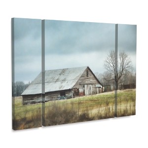 Jai Johnson 'An Old Gray Barn' Multi Panel Art Set Large 3 Piece - 1 of 3