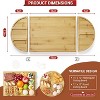 GustoWave 28in 3-Piece Magnetic Bamboo Cheese Board Set - 3 of 4