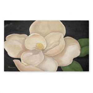 Stupell Industries Vintage Magnolia Grandiflora Printed Outdoor Door Mat, design by Paul Brent, 18"x30" - 1 of 4