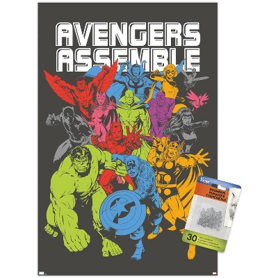Trends International Marvel Avengers: Beyond Earth's Mightiest - Colorization Unframed Wall Poster Prints