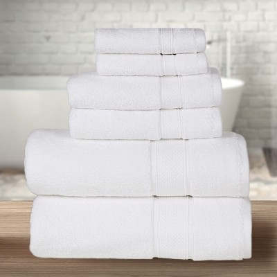 BAGOKIE 6 Pieces Towel Set for Bathroom