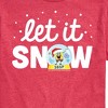 Men's - SpongeBob SquarePants - Let It Snow Christmas Short Sleeve Graphic T-Shirt - 2 of 4