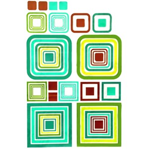 Slickblue Photo Frame Wall Decals - Customizable Vinyl Stickers for Home, Bedroom, Living Room Décor - 23.6"x35.4" - 1 of 3