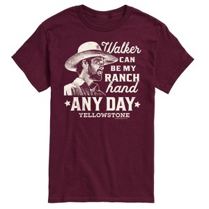 Men's - Yellowstone - Walker Ranch Hand Short Sleeve Graphic T-Shirt - 1 of 4