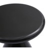 Whiteline Modern Living Willie Large Side End Table, Black/White - 2 of 4