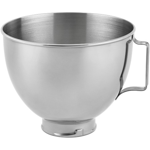 Kitchen Aid Stainless Steel Bowl , Mixer 4.5 And 5 Quart Stainless Steel  Bowl,Compatible With Kitchenaid Artisan 5KSM125, 5KSM150, 5KSM175, 5KSM7580