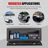 Gulches Pro Series Aluminum Underbody Truck Tool Box, 0.1" Diamond Thread, Matte Black, 24"-48" Sizes, Waterproof with Lock - 4 of 4