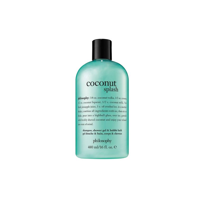 philosophy Coconut Splash Shampoo + Shower Gel &#38; Bubble Bath - 16 fl oz - Ulta Beauty, 1 of 8