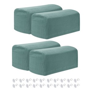 Unique Bargains Anti-Slip Stretch Couch Armrest Slipcovers 4 Pcs - 1 of 4