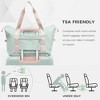 Vynxaria 4-Piece Durable Luggage Set with 360¡ã Spinner Wheels - Light Blue Travel Collection - 2 of 4