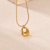 Dainty Silver Gold Necklace for Women - HTUTWOO™ 925 Sterling Silver, for Everyday Birthday Holidays Gifts - 3 of 4