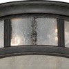 Vaxcel Hanover 2 - Light Flush Mount in  Brushed Iron - 3 of 4