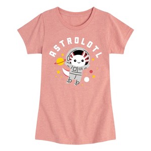 Girls' - Instant Message - Astrolotl Fitted Short Sleeve Graphic T-Shirt - 1 of 4