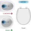 Toilet Seat,Sturdy Elongated Toilet Seat-Effortless Installation and Cleaning,Secure Fit for Most Toilets - 3 of 4