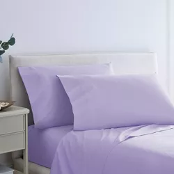 Twin Purity 300 Thread Count Solid Sheet Set Lilac - Martex