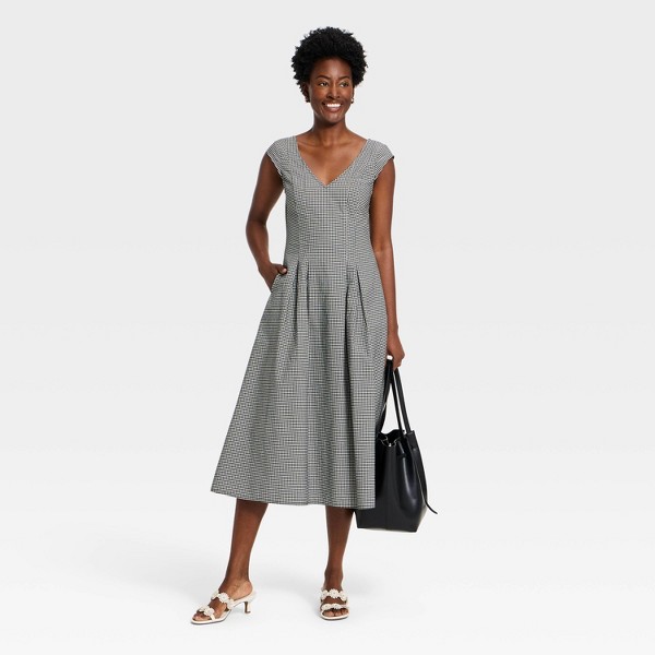Vestido midi corsé de manga corta para mujer - A New Day™ 3