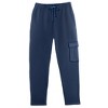 Collections Etc Men's Fleece Cargo Pants - 2 of 4