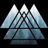 Men's Design By Humans Sacred Geometry Triangles - Misty Forest By Maryedenoa T-Shirt - 2 of 4