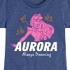 Girls' - Disney Princess - Aurora Always Dreaming Fitted Short Sleeve Graphic T-Shirt - 2 of 4