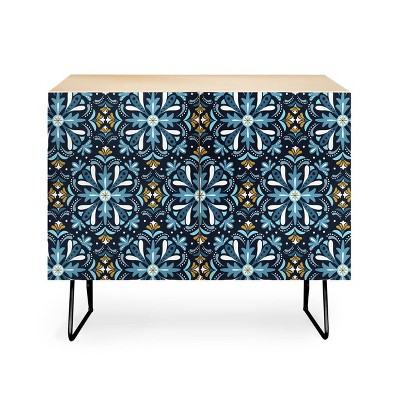 Heather Dutton Andalusia Midnight Blues Credenza - Deny Designs