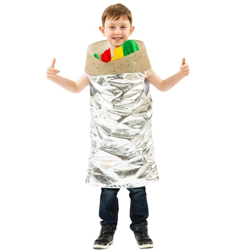 Toynk Burrito Costume For Kids | Easy Pull Over Design | Sized To Fit Most Children, 5 of 7