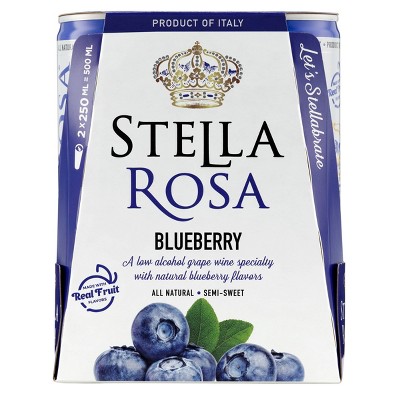 Stella Rosa Blueberry Wine - 2pk/250ml Cans