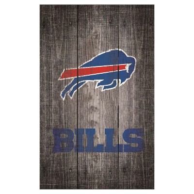 Buffalo Bills Distressed State with Logo