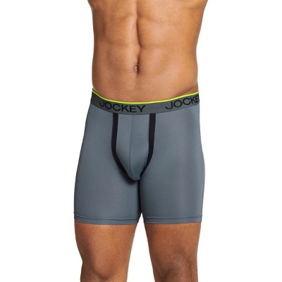 Jockey Men's Chafe Proof Pouch Microfiber 6" Boxer Brief