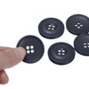 Unique Bargains Resin DIY Craft Flat 4-Hole Sewing Buttons 10 Pcs - 4 of 4