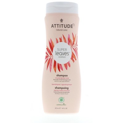Attitude Super Leaves Color Care & Repair Shampoo, Avocado Oil & Pomegranate, 16 oz