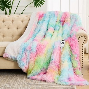 Inhand Heated Blanket Electric Throw - 50"x60" Gradient Flannel Heating Blanket Throw Auto-Off 10 Heat Level Over-Heat Protection - 1 of 4
