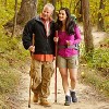 Brazos Rustic Wood Walking Stick, Hickory, Traditional Style Handle, for Men & Women, Made in The USA - 2 of 3