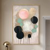 Art Remedy Spheres with Gold Contemporary Shapes Abstract Wall Art Framed - 2 of 4