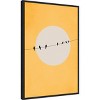 Amanti Art Chirping and Chilling by Eins Kubistika Framed Canvas Wall Art - 3 of 4