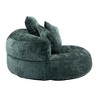 Maliang Lazy Sofa, Back Bean Bag Chair Couch With Three Pillows, Single Gaming Sofa Chair For Living Room, Bedroom - 3 of 4