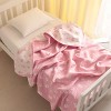 3 Layer Muslin Cotton Toddler Blanket, Super Soft and Warm Crib Blanket - NTBAY - 3 of 4