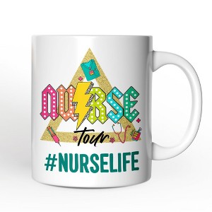 Nurse Life Tour Personalized Mug, Medical Worker Gift (Non-Custom Only)| OrnamentallyYou - 1 of 4