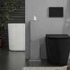 LunaLulinlk Toilet Paper Cabinet, Small Bathroom Corner Floor Cabinet with Doors and Shelves, Thin Storage Bathroom Organizer for Paper Shampoo, Gray - 2 of 4