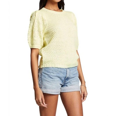 Women's Textured Doc Sweater - saltwater LUXE