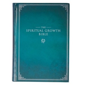 The Spiritual Growth Bible, Study Bible, NLT - New Living Translation Holy Bible, Hardcover, Teal - (Leather Bound) - 1 of 1