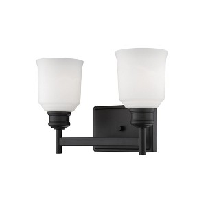 Millennium Lighting Burbank 2 - Light Vanity in  Matte Black - 1 of 1