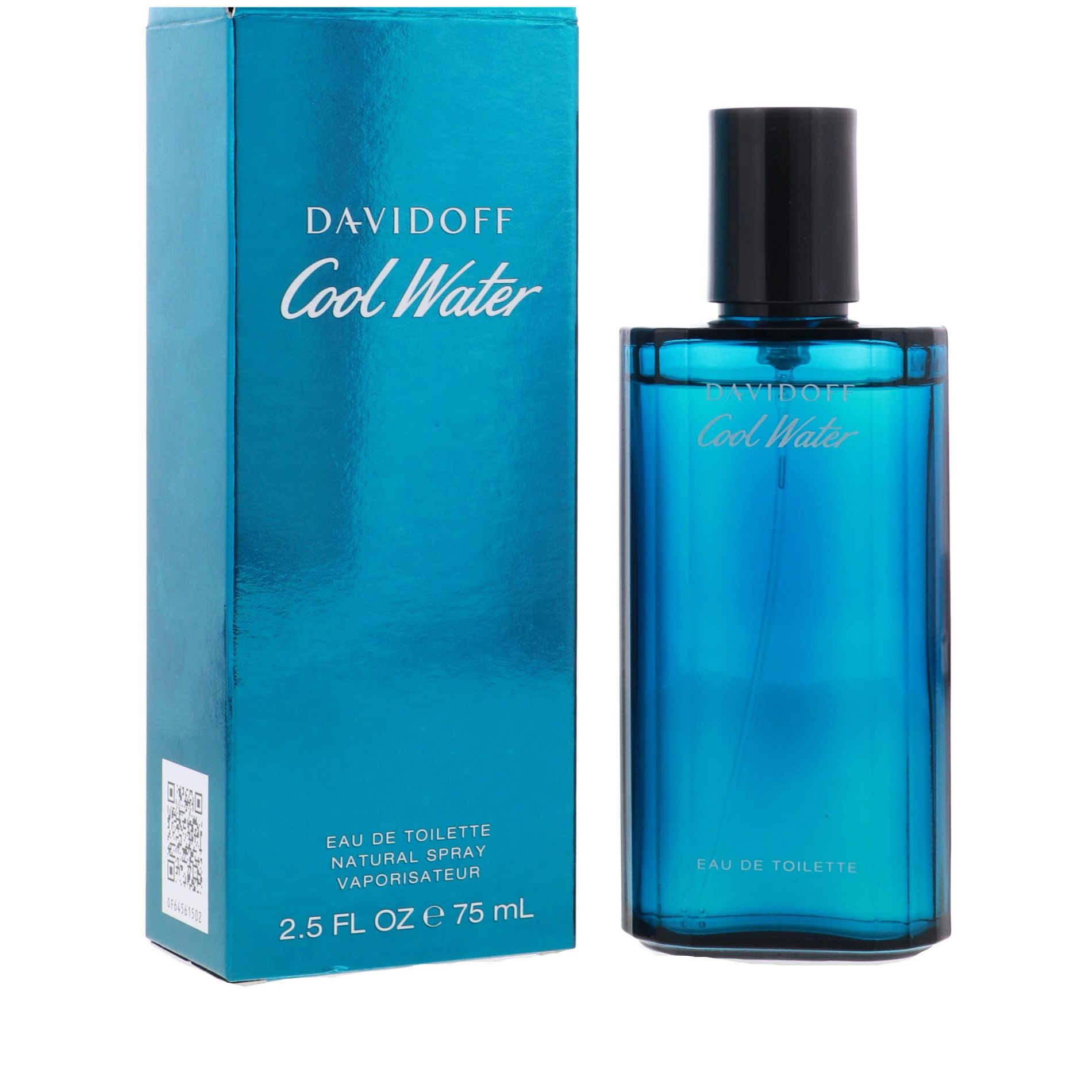 Davidoff Cool Water Eau de Toilette, Classic Fresh Cologne Spray for Men, 2.5 oz