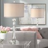 Vienna Full Spectrum Aline 27" Tall Geometric Modern Table Lamps Set of 2 Clear Crystal Living Room Bedroom Bedside Nightstand House Office Home - 2 of 4